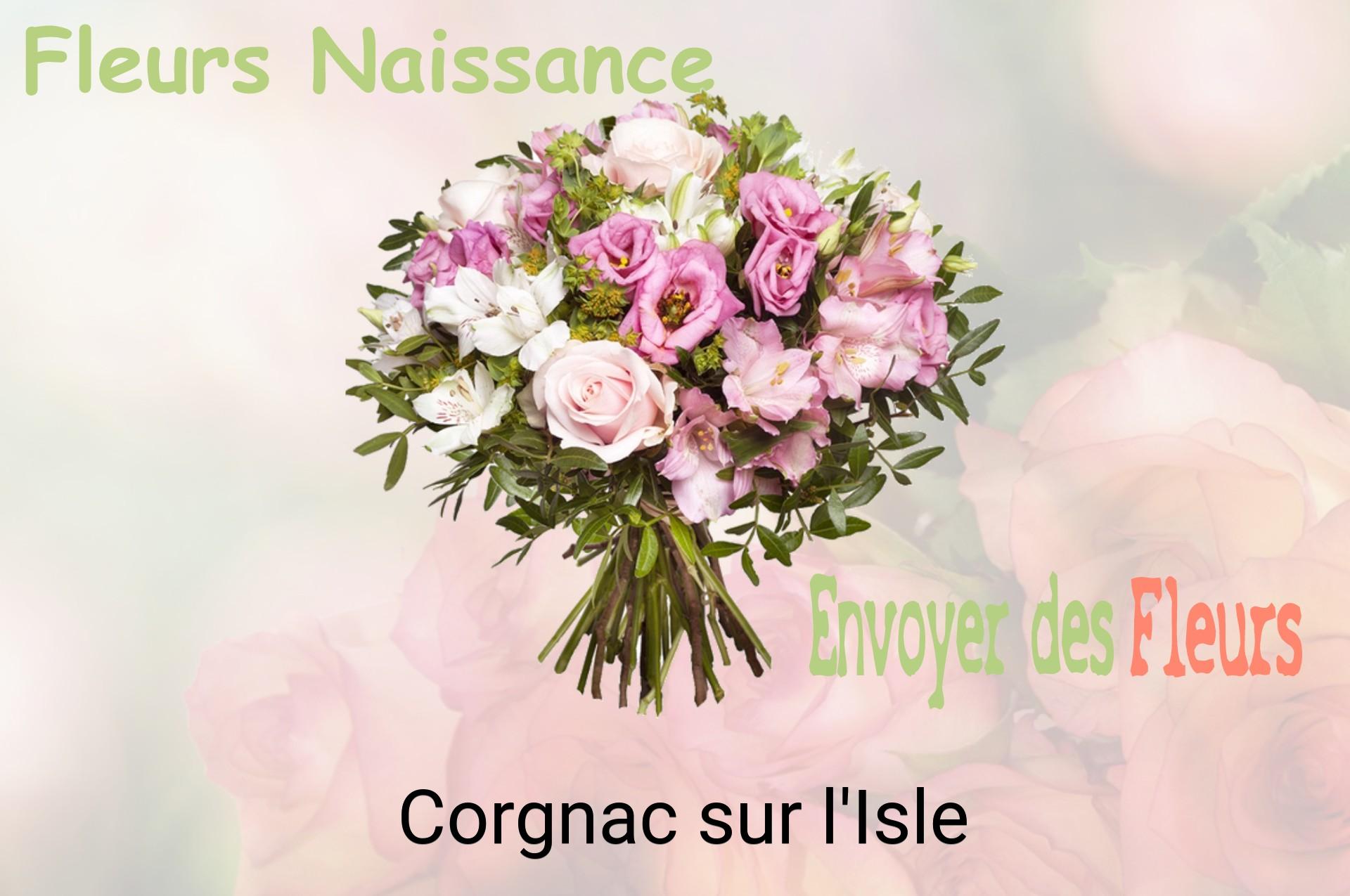 Bouquet de fleurs de naissance livré à Corgnac-sur-l'Isle