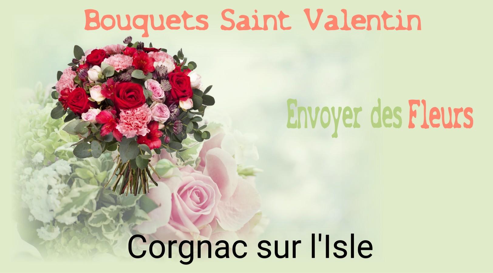 Roses de Saint-Valentin livrées à Corgnac-sur-l'Isle